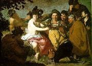 VELAZQUEZ, Diego Rodriguez de Silva y The Topers (The Rule of Bacchus) e China oil painting reproduction
